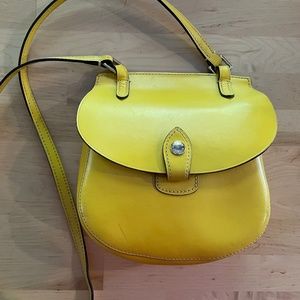 Dooney & Bourke Happy Bag Yellow leather